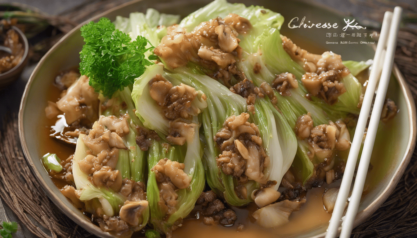 Chinese Cabbage with Oyster Sauce