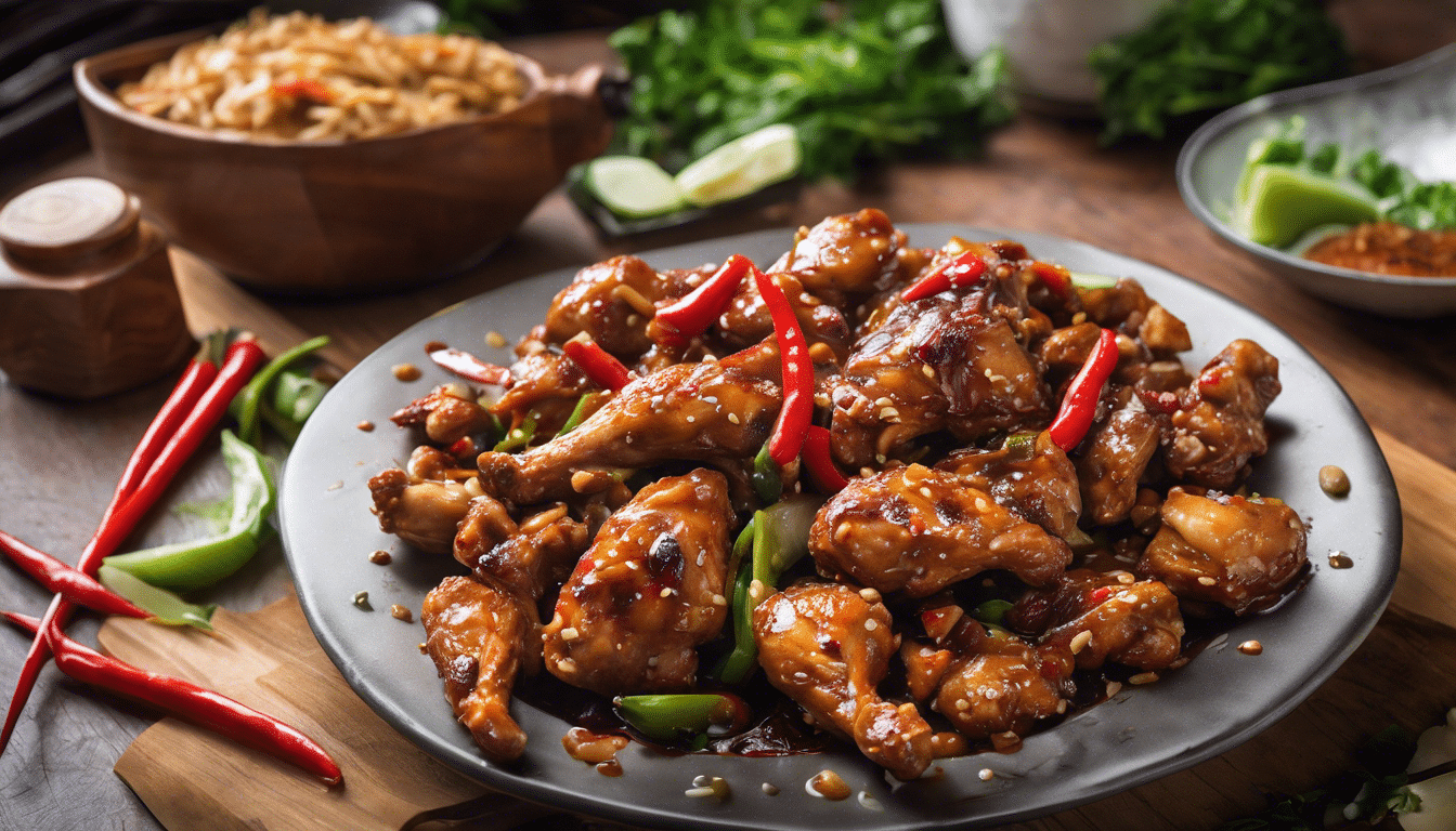 Chinese Spicy Ginger Szechuan Chicken