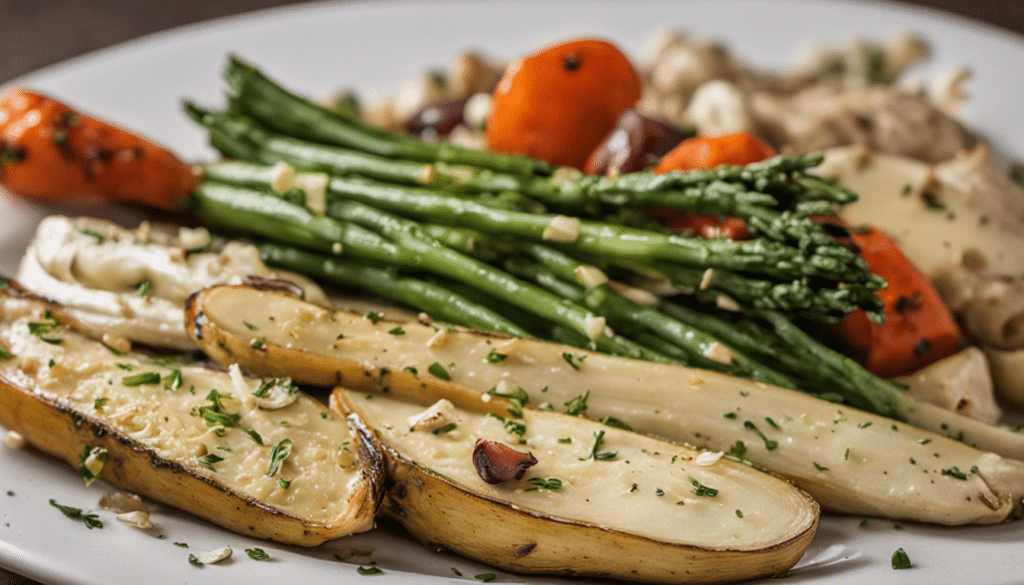 Chive and Garlic Roasted Vegetables