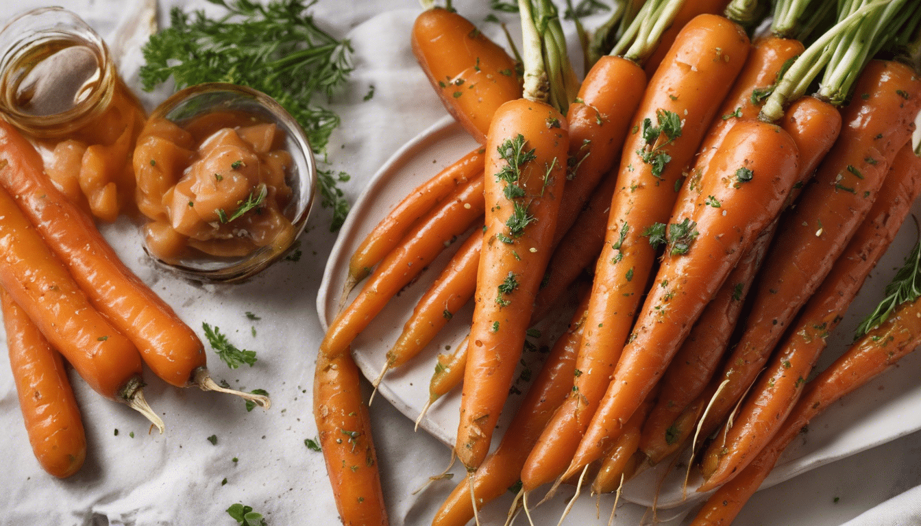 Cicely and Honey Glazed Carrots