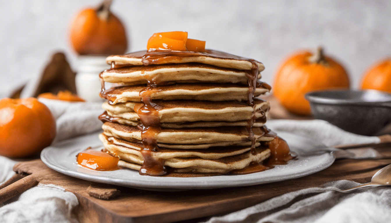 Cinnamon Persimmon Pancakes