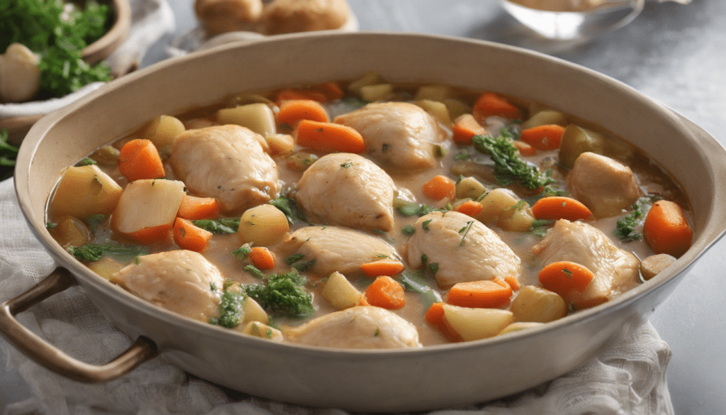 Classic Chicken and Vegetable Stew with Cicely