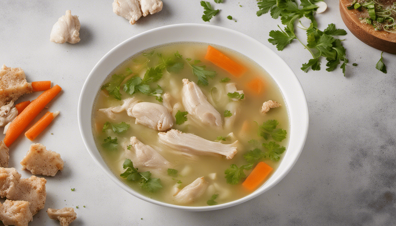Clear Vegan Chicken Soup photo