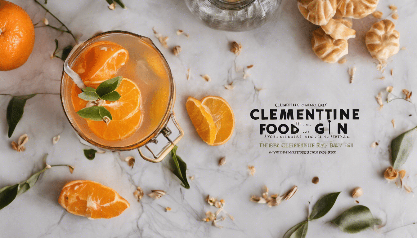 Clementine, Ginger and Bay Gin cocktail