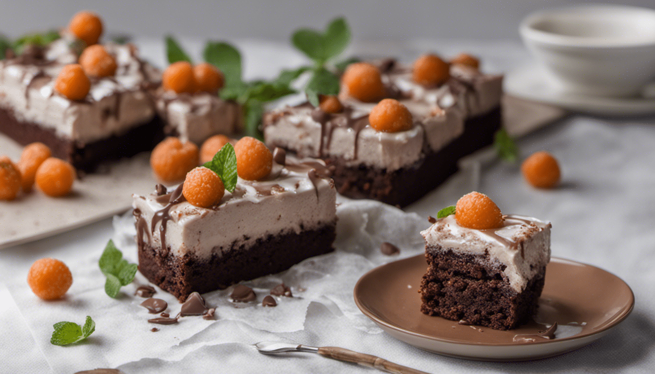 Cloudberry and Chocolate Cake