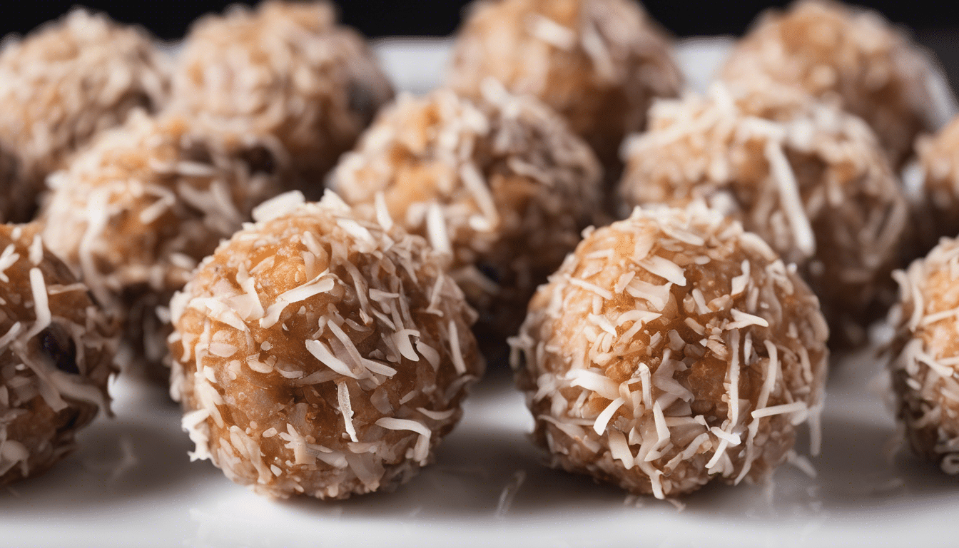 Coconut Date Balls