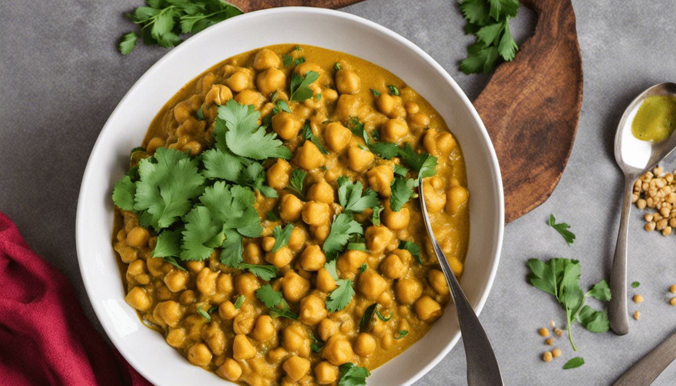 Coconut Turmeric Chickpea Curry