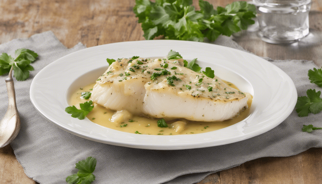 Cod with White Wine Sauce