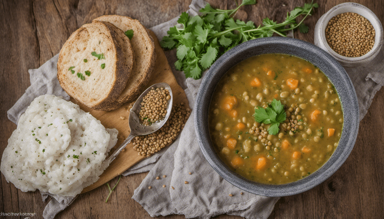 Coriander Seed Lentil Soup