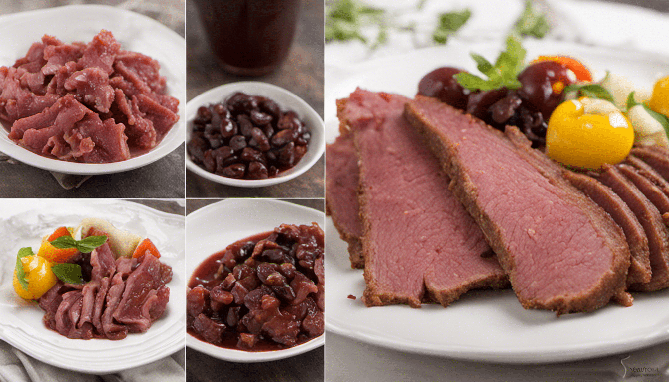 Corned Beef with Raisin Sauce