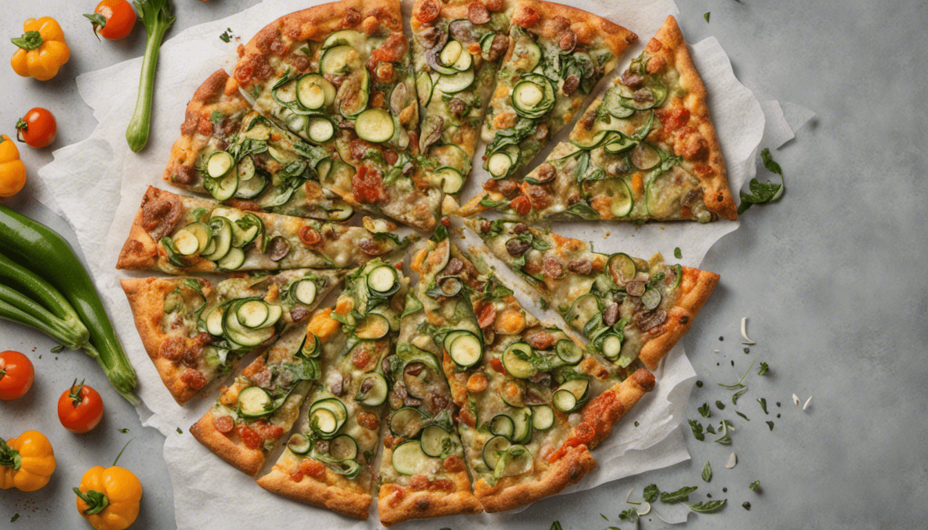 Courgette Flower Pizza