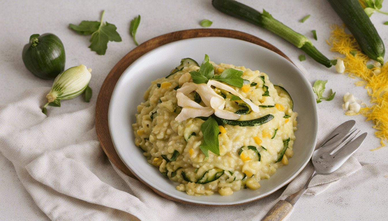 Courgette Flower Risotto