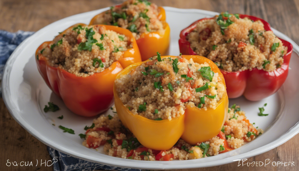 Couscous Stuffed Bell Peppers