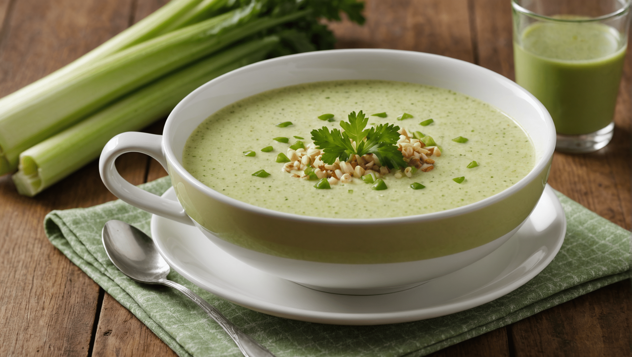 Cream of Leaf Celery Soup