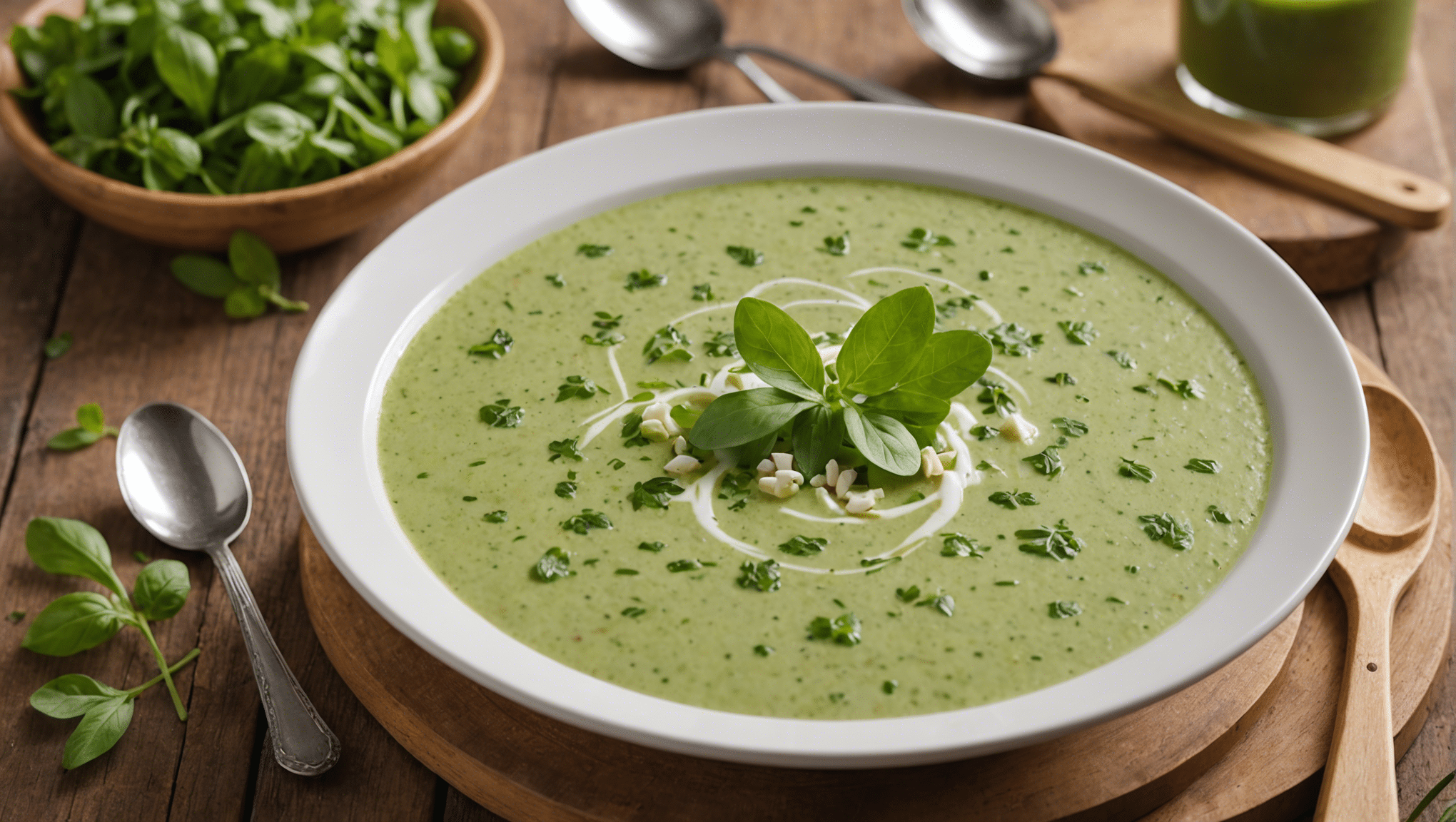 Creamy Chickweed Soup