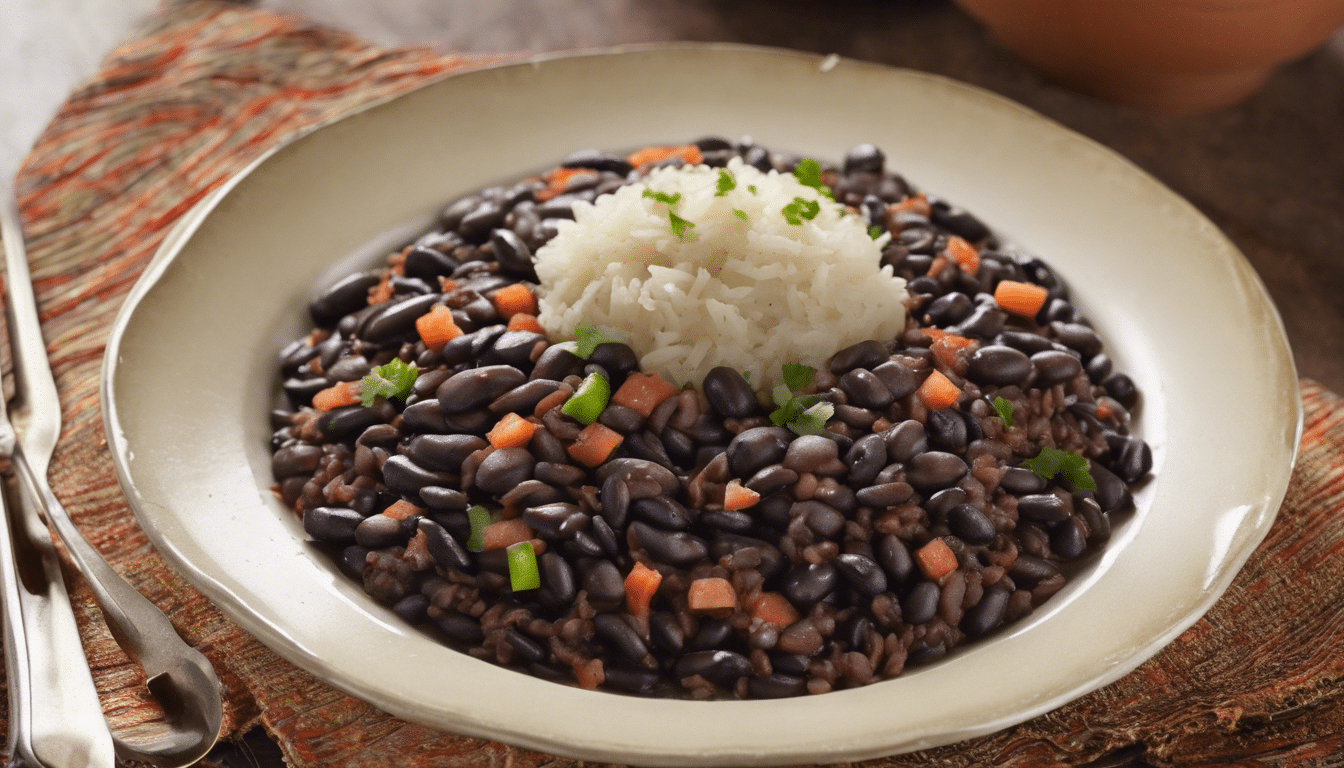 Creole Black Beans and Rice with Filé Powder