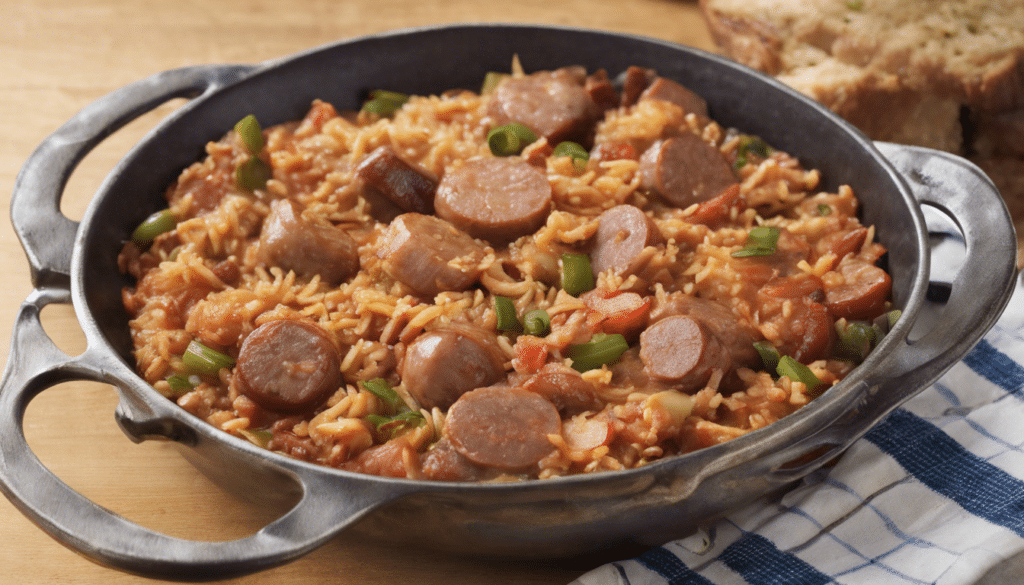 Creole Onion and Sausage Jambalaya