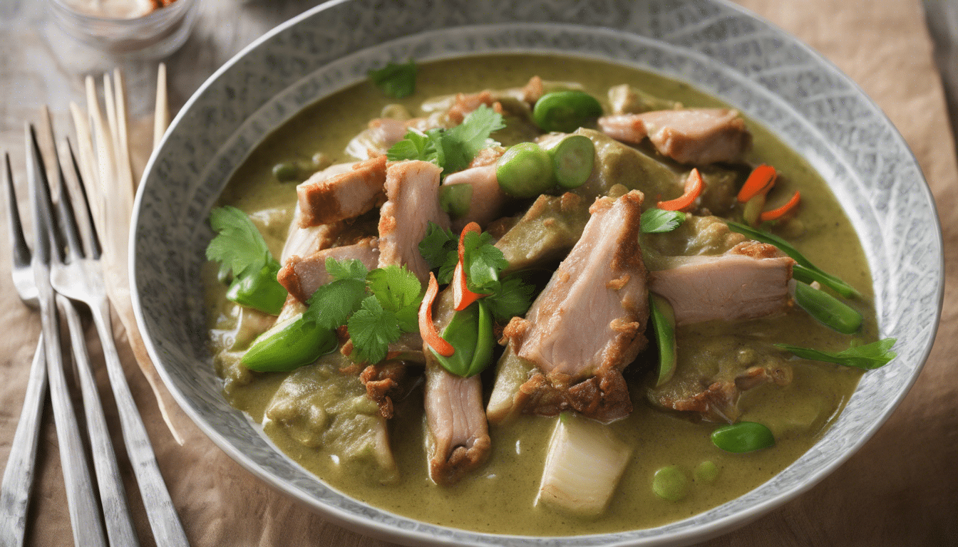 Crispy Pork Green Curry