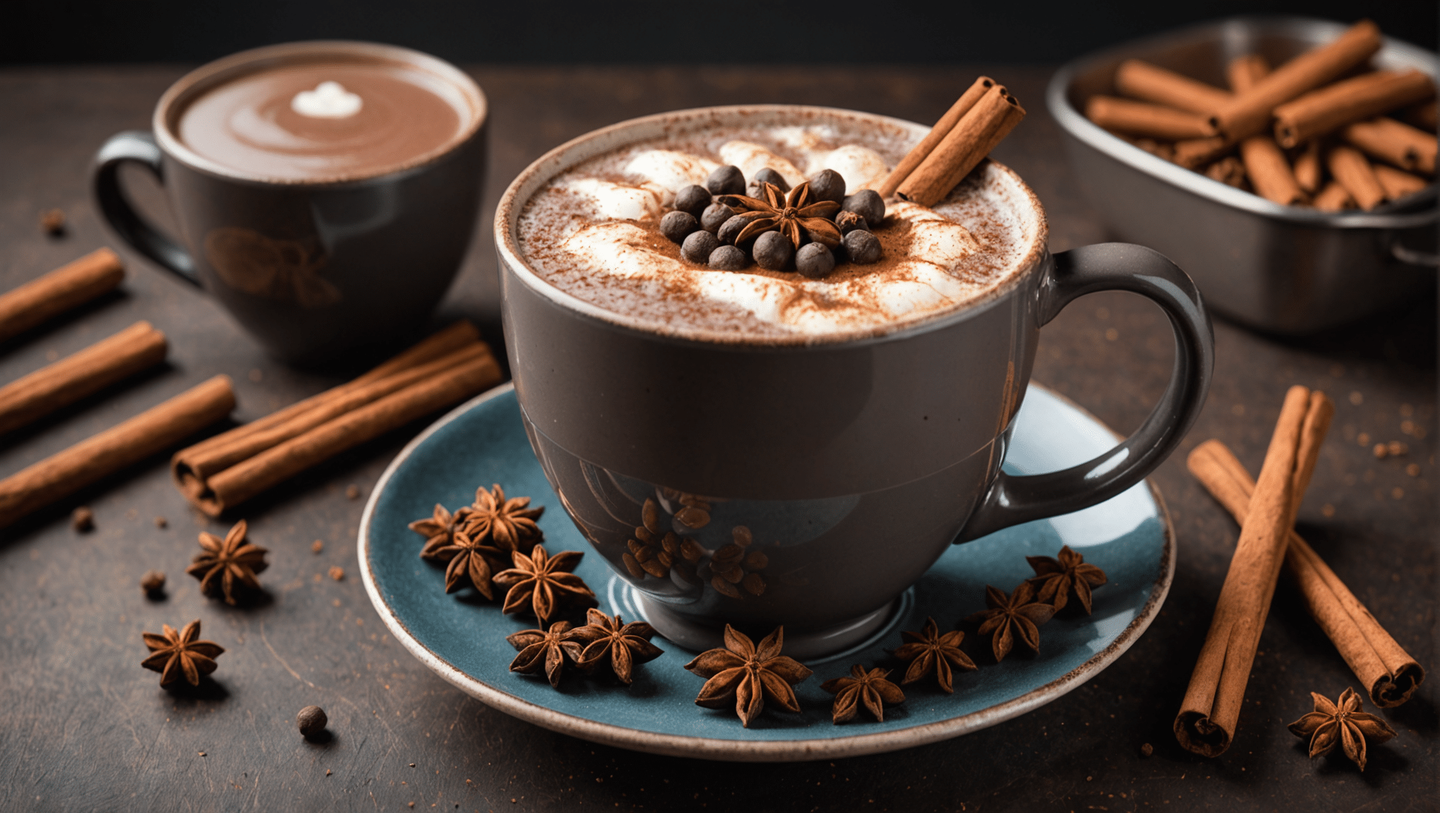 Cubeb Pepper and Cinnamon Spiced Hot Chocolate