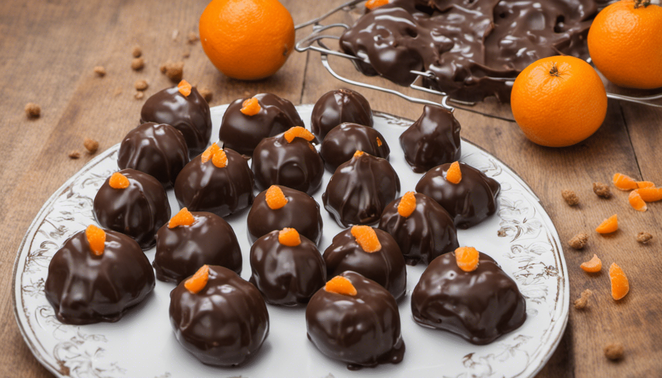 Dark Chocolate Dipped Clementines