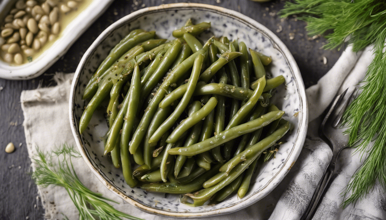 Dilly Beans Pickled Green Beans with Dill Seed