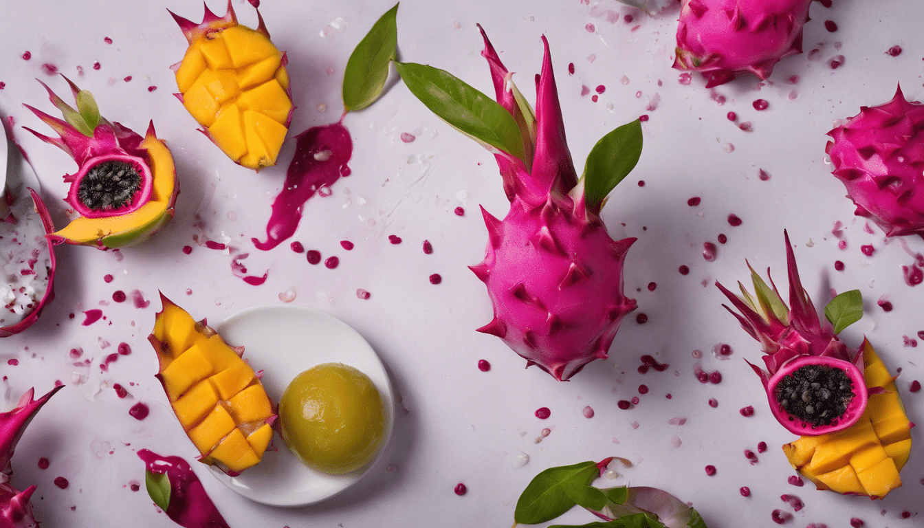 Dragonfruit and Mango Sorbet