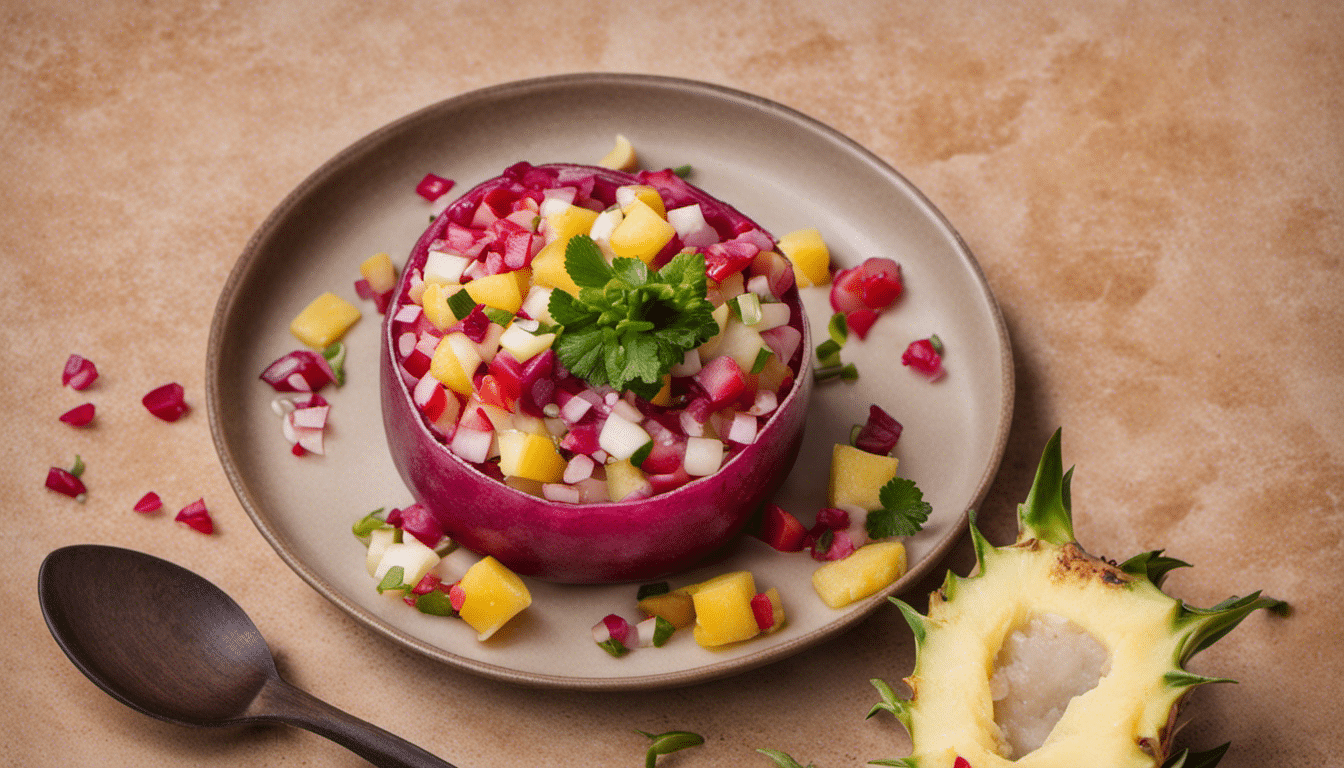 Dragonfruit and Pineapple Salsa