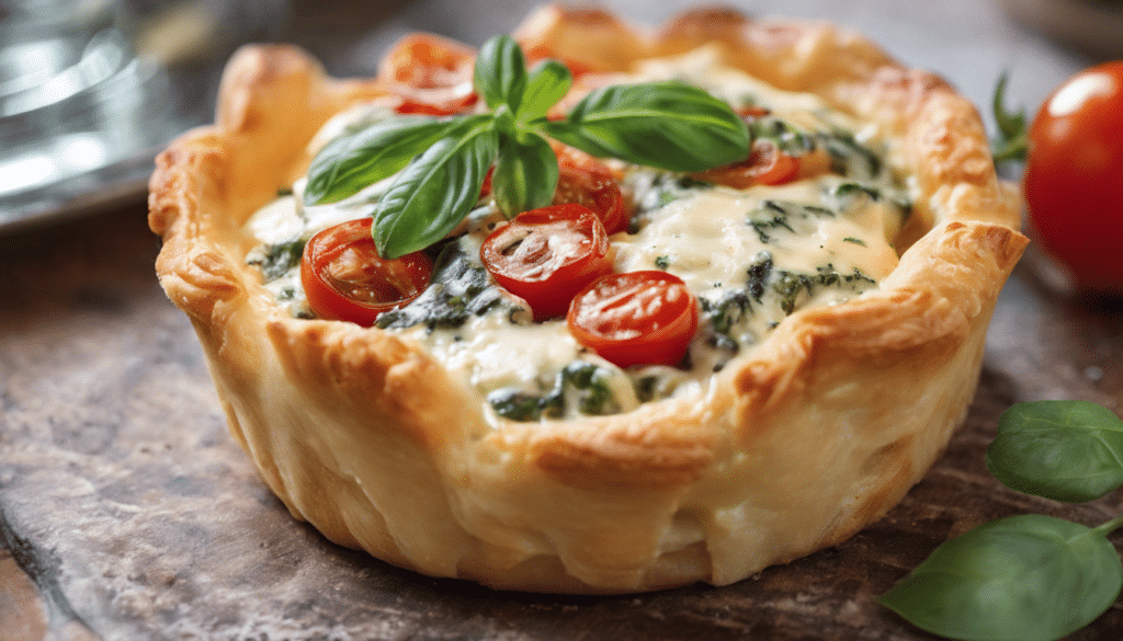 Dubliner Cheese and Cherry Tomato Tartlet