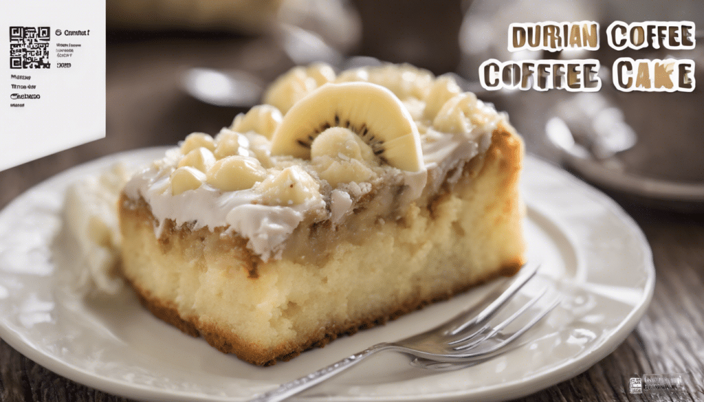 Durian Coffee Cake