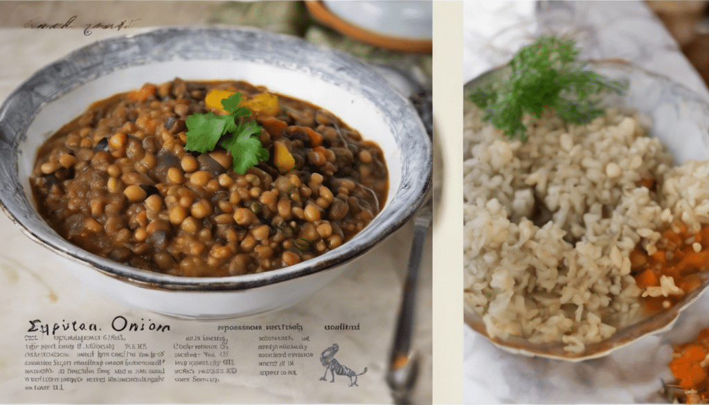 Egyptian Onion and Lentil Stew