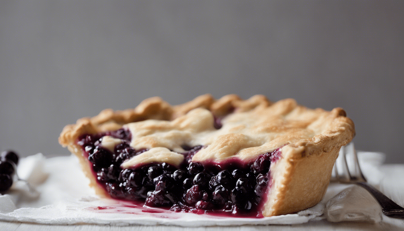 Elderberry Pie Recipe