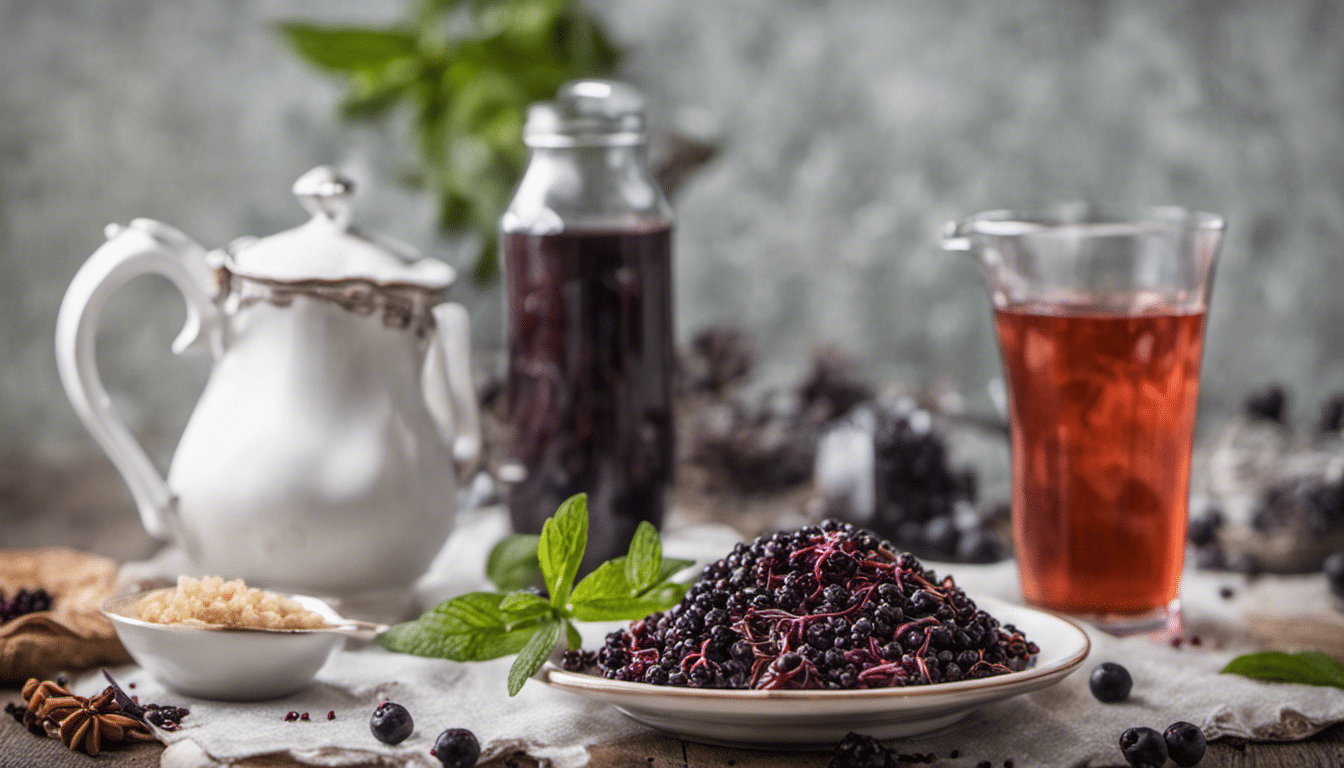 Elderberry tea