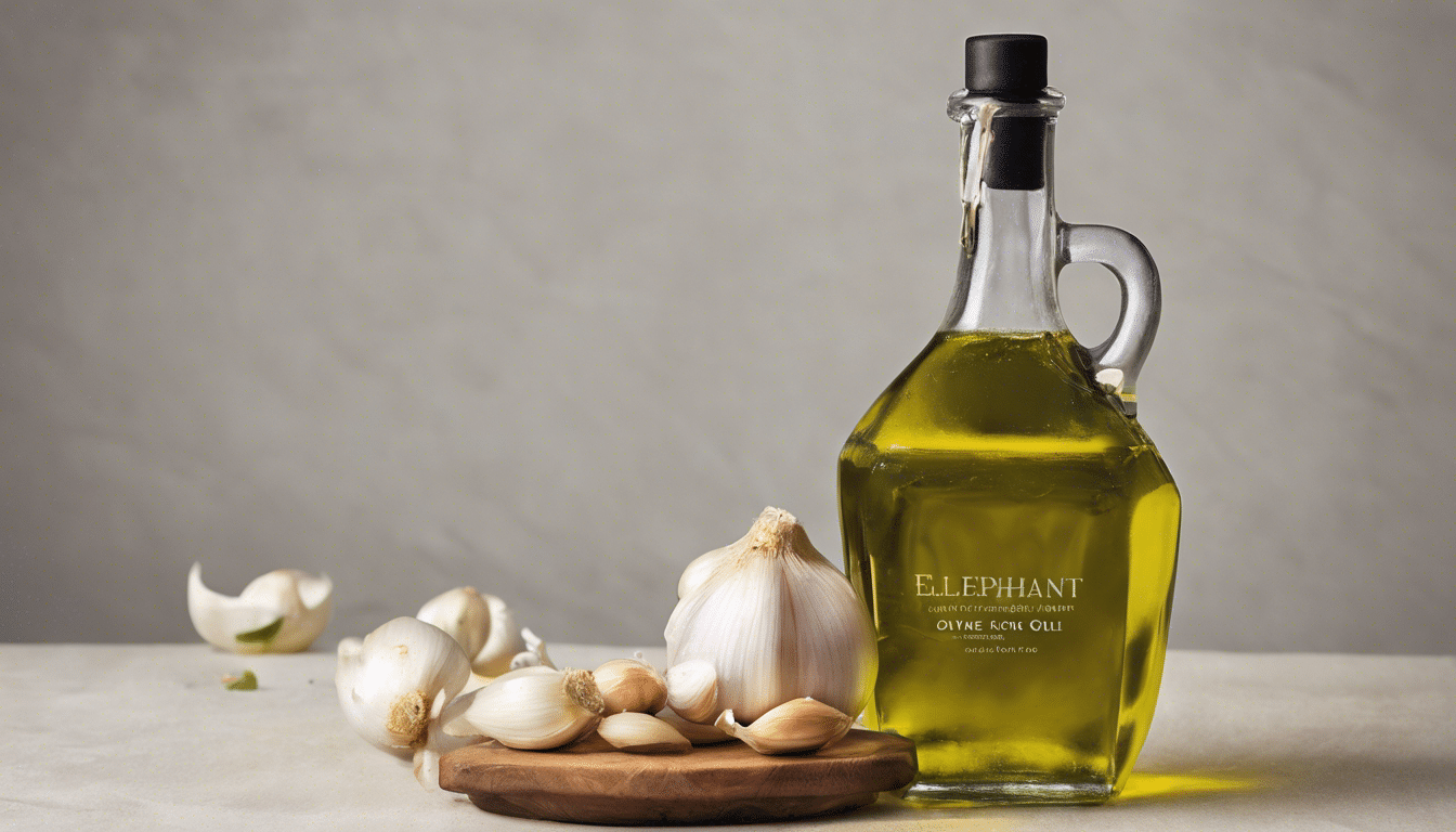 Elephant Garlic-infused Olive Oil