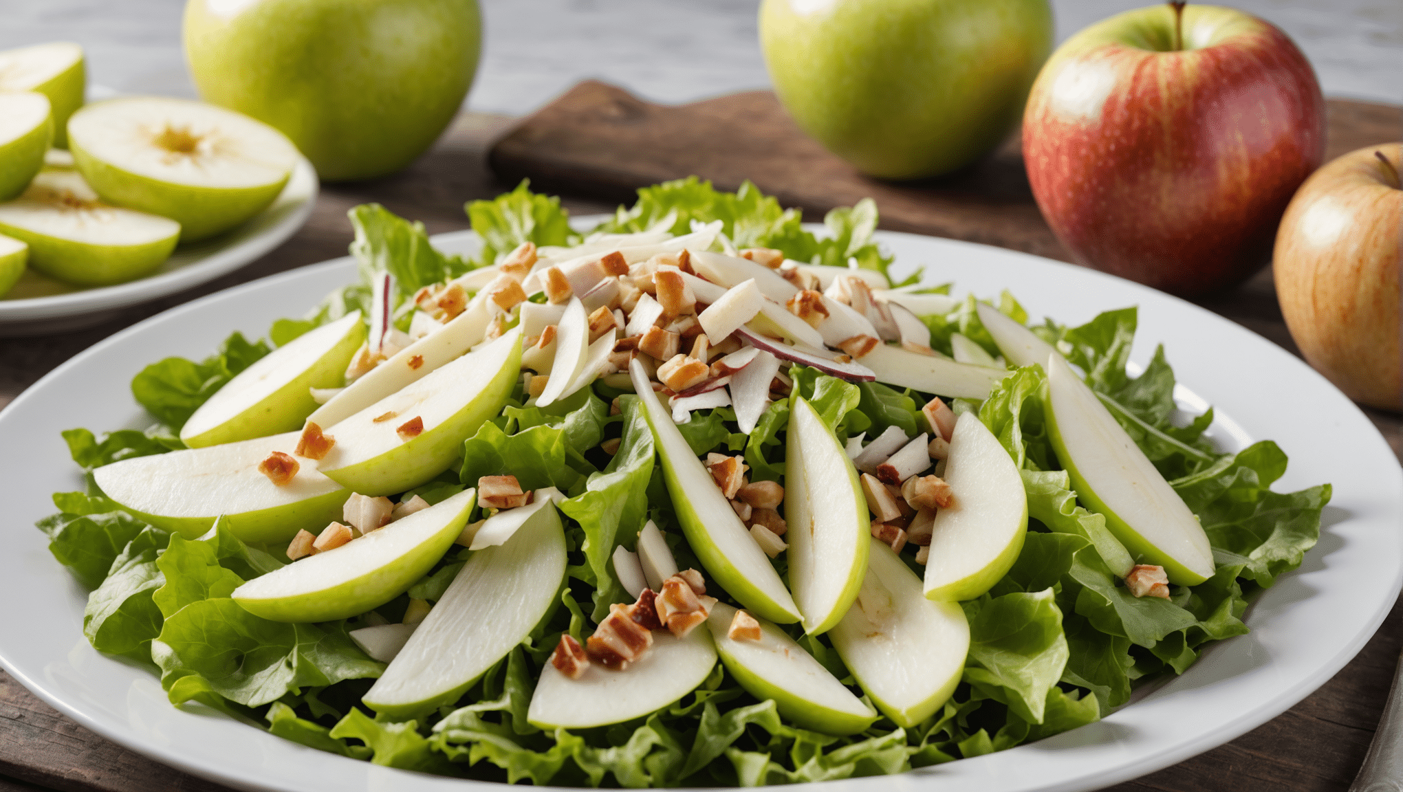 Endive and Apple Salad with Turkey