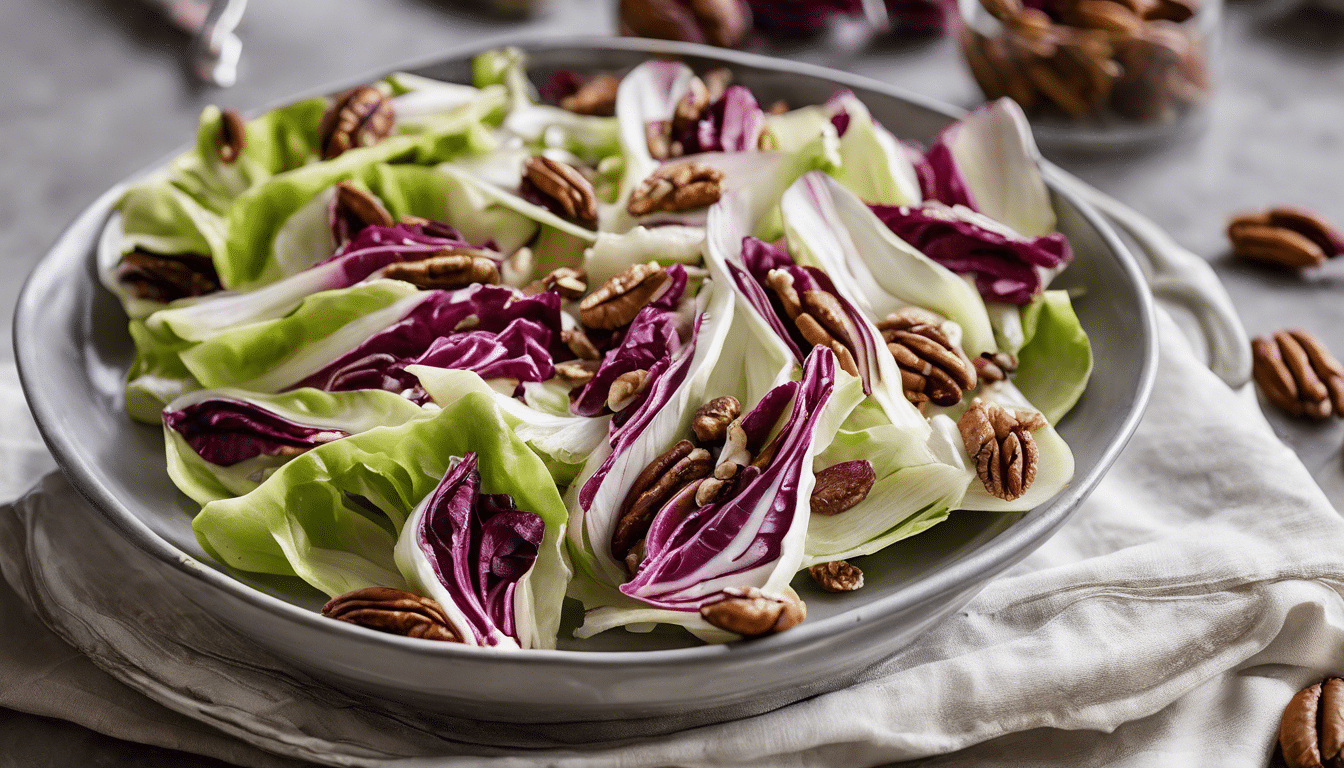 Image of Endive and Radicchio Salad with Pecans