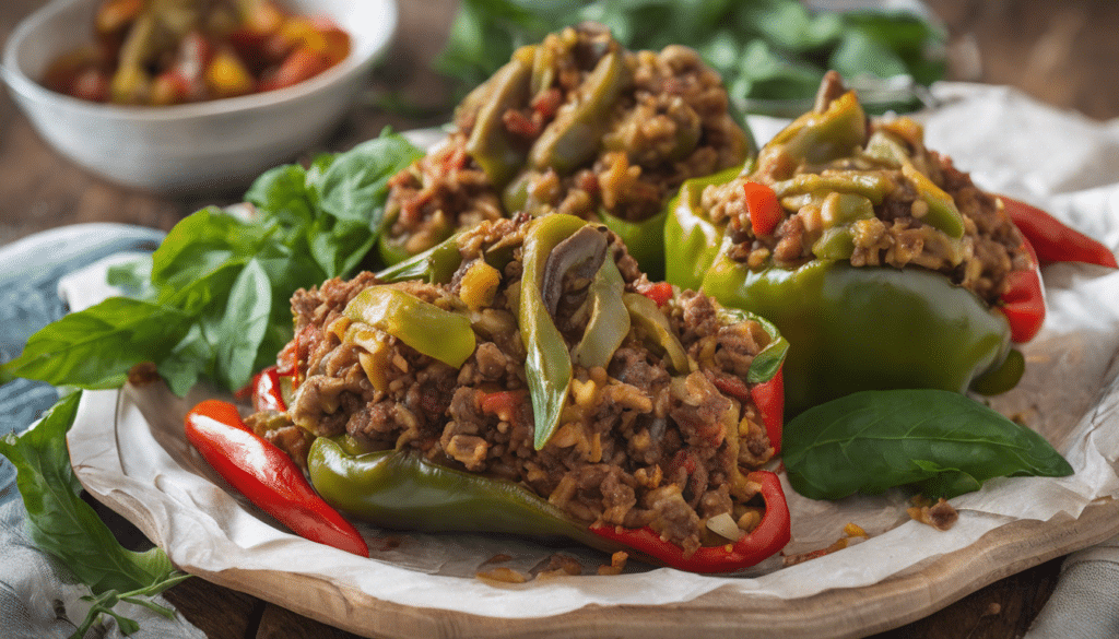 Ensete Stuffed Peppers