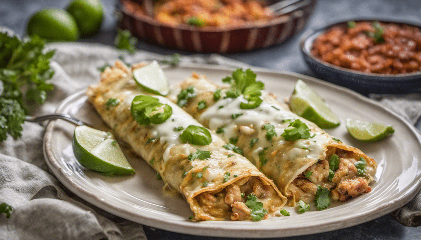 Epazote Chicken Enchiladas