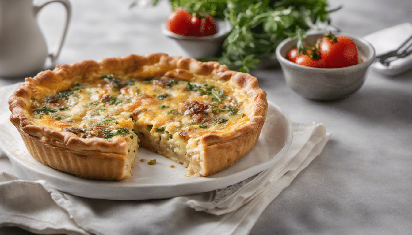 Fat Hen and Cheese Quiche