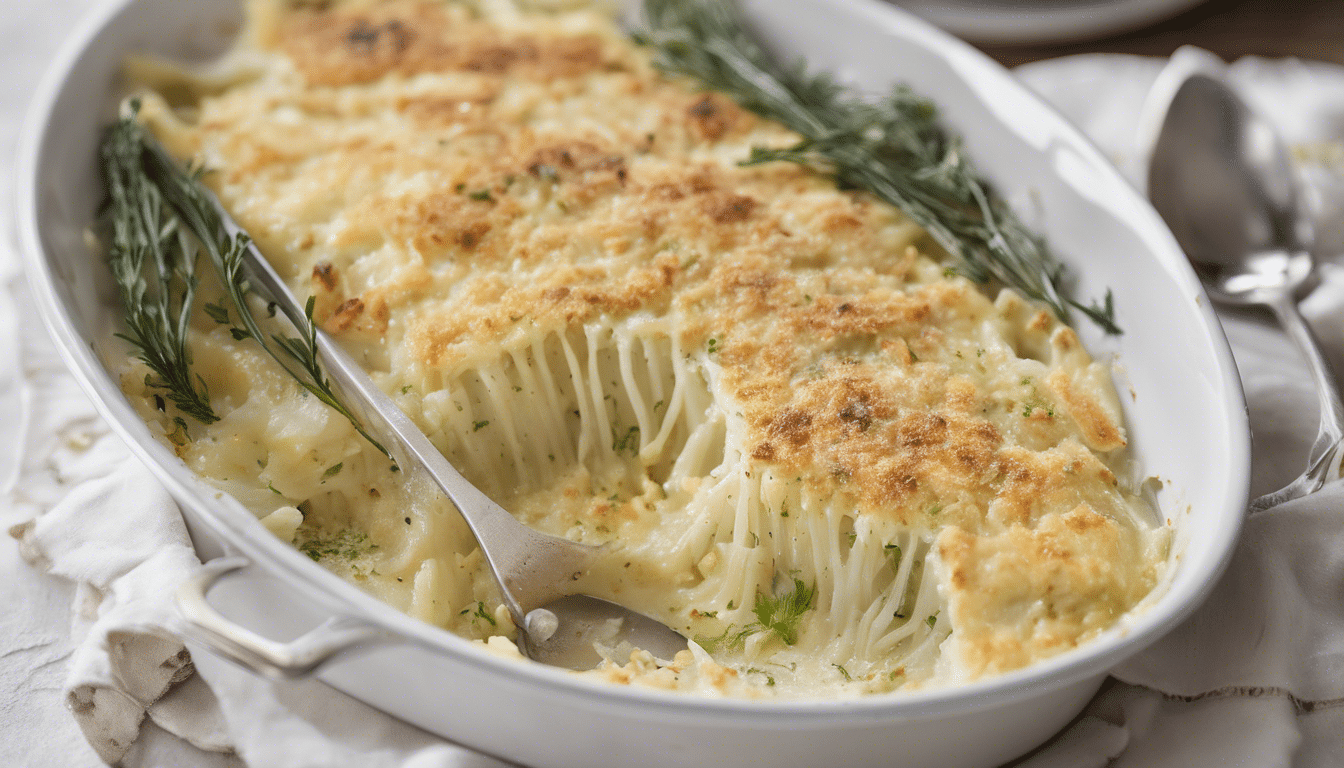 Fennel Gratin with Parmesan and Lemon