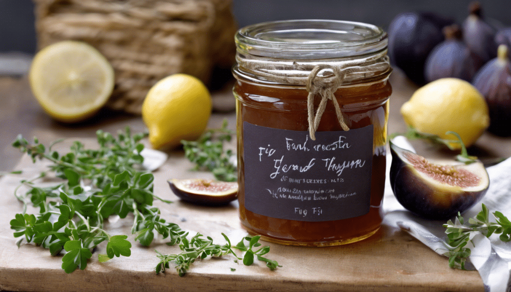 Fig and Lemon Thyme Jam