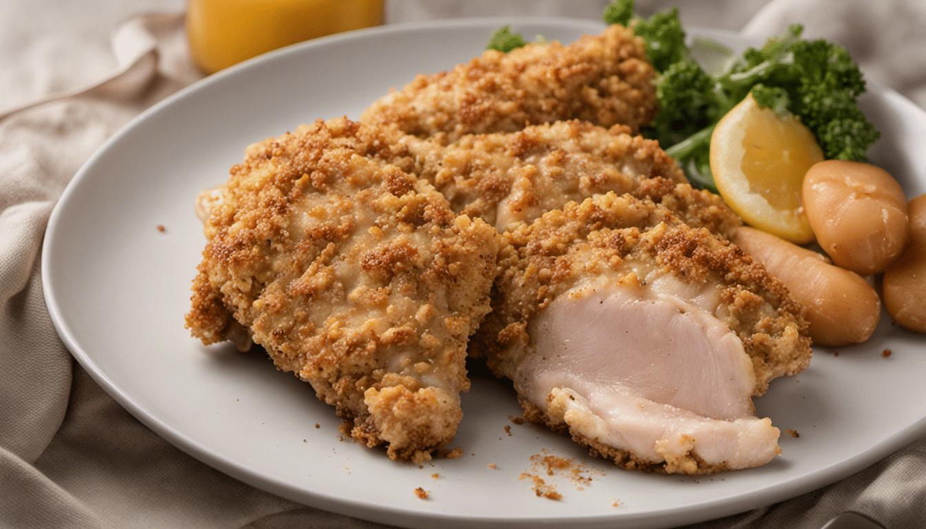 Filé Crusted Baked Chicken