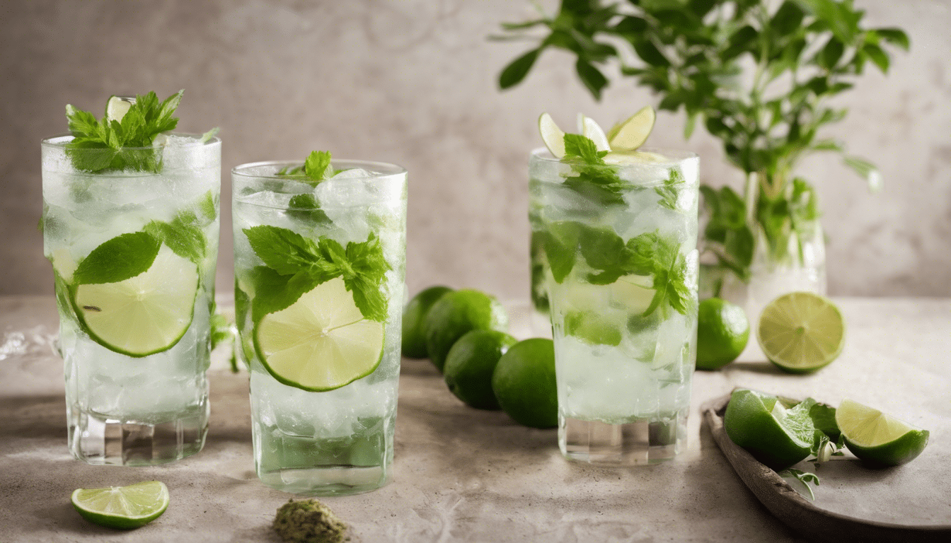 Finger Lime Mojito Cocktail