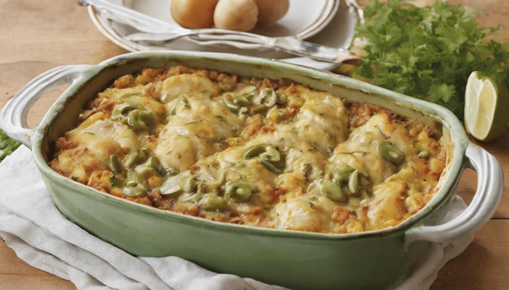 Fish Casserole with Green Chiles