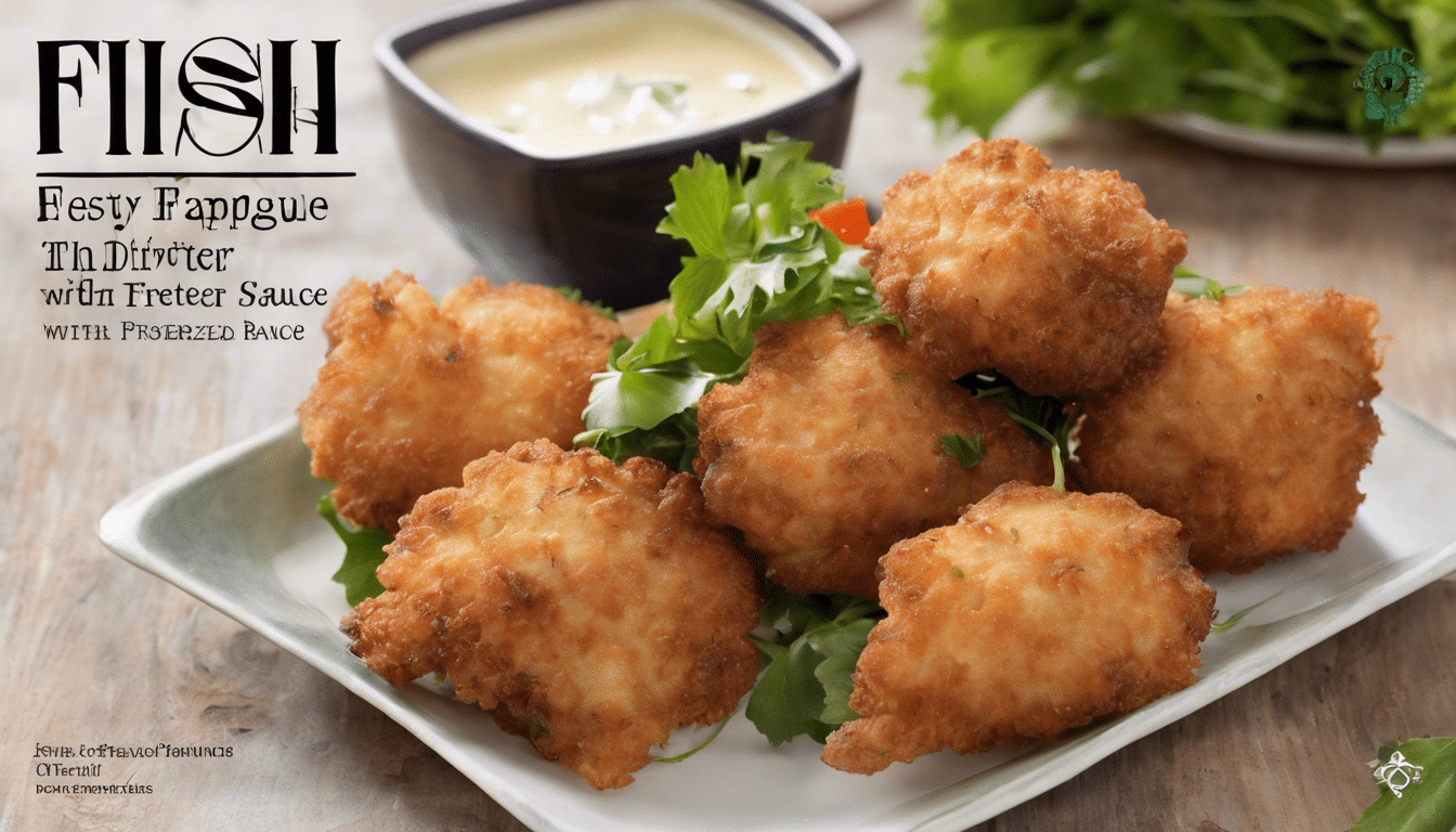 Fish Fritters with Zesty Dipping Sauce