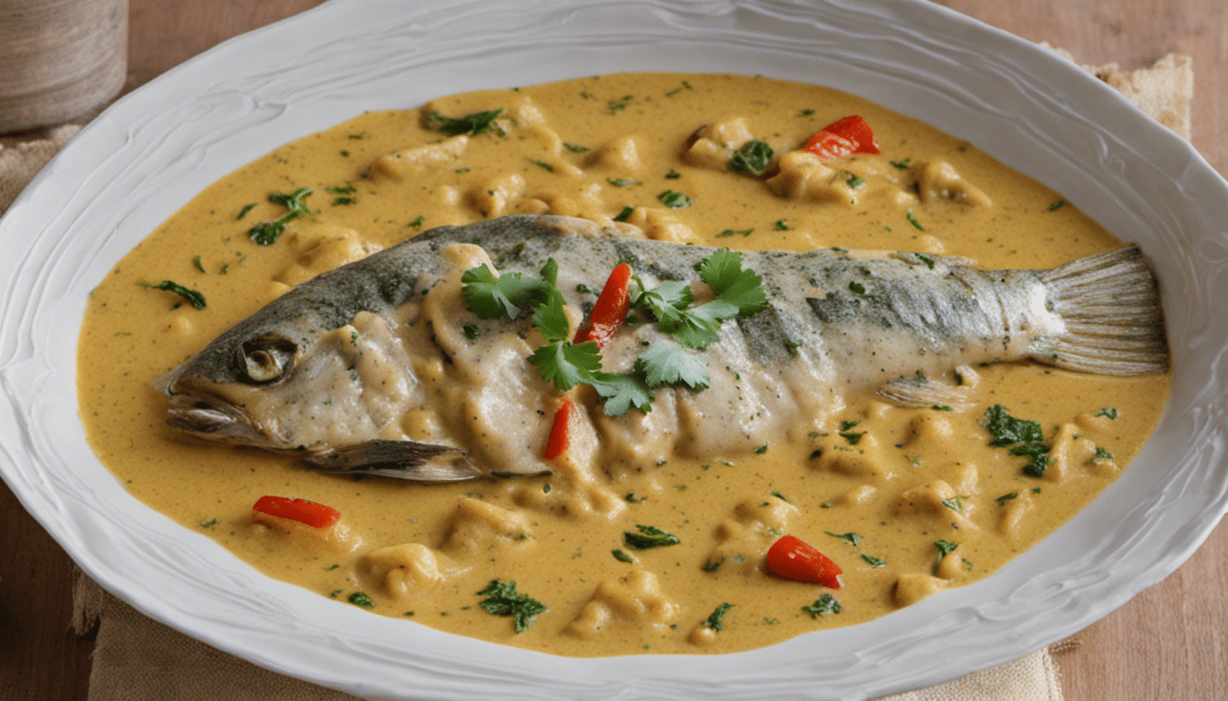 Fish in Creamy Cashew Fenugreek Sauce