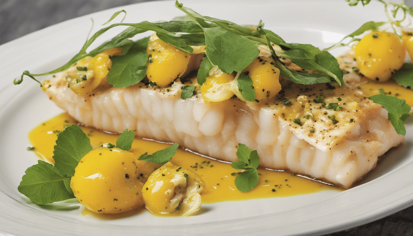 Fish with Passion Fruit and Ginger