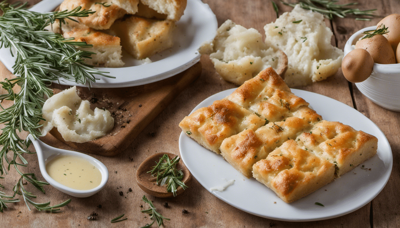 Focaccia with Potatoes and Rosemary