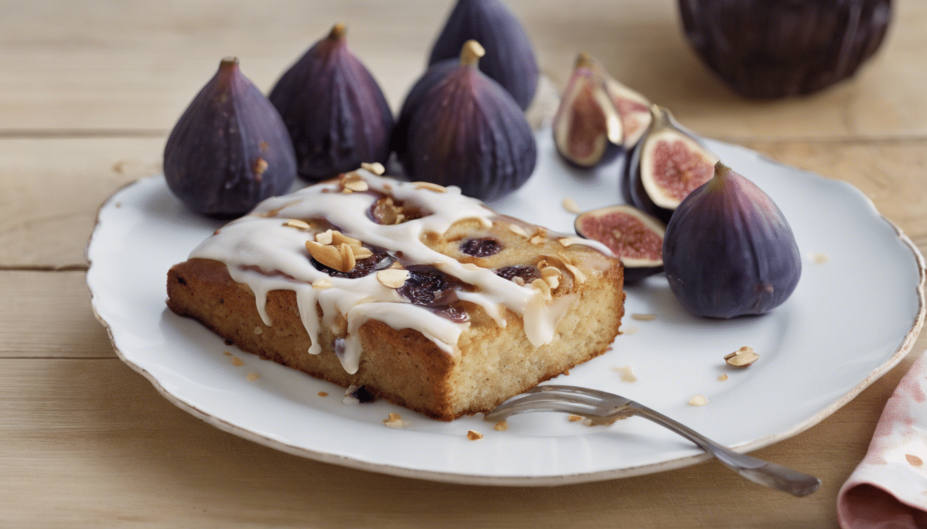 Fresh Fig and Almond Breakfast Cake