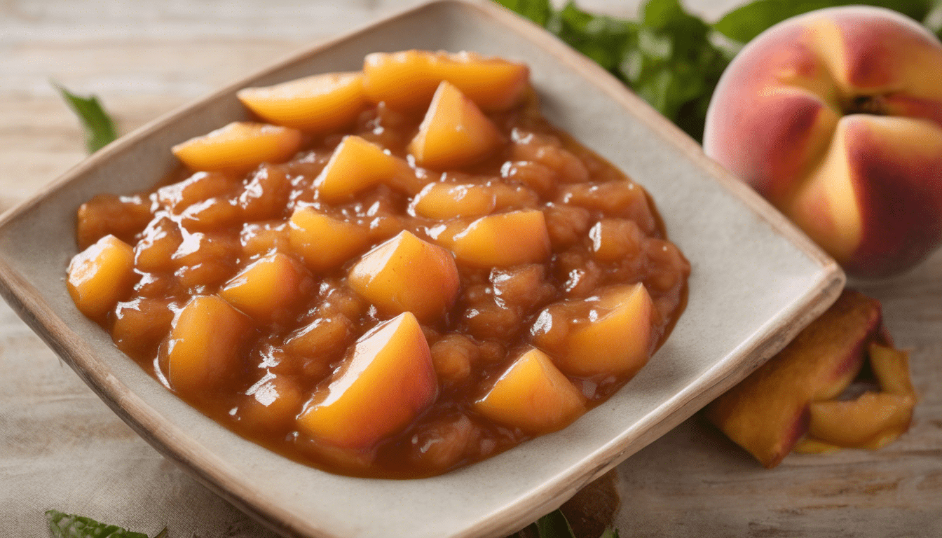 Fresh Peach Chutney