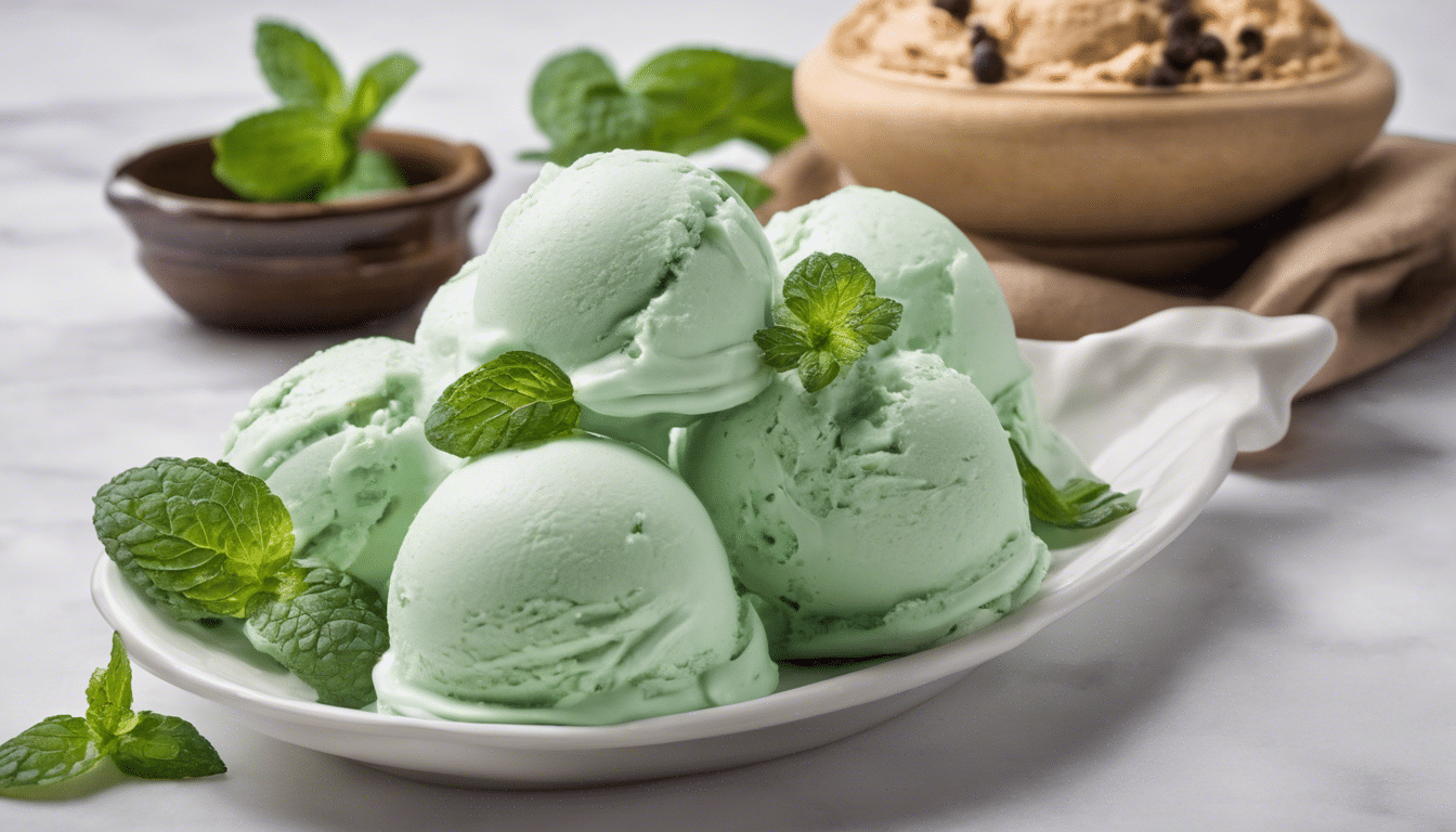 Fresh Spearmint Ice Cream: A Summery Delight by Ethan